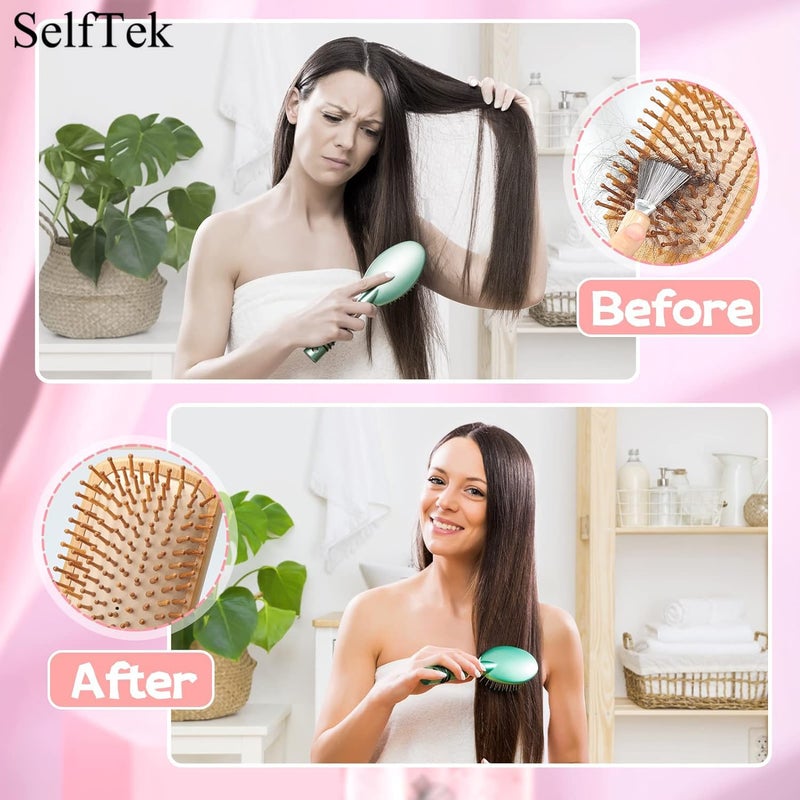SelfTek 4 Pack Hair Brush Cleaning Tool for Removing Hair and Dust - Home or Salon Use - Image 3